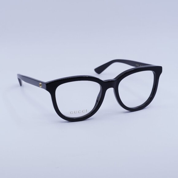 🕶️ New Gucci GG1687O 001 Eyeglasses - Black Frame 52mm - Picture 1 of 10